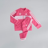 Manchester United x adidas Infant Essentials Tiberio 3-Stripes Tracksuit Pink
