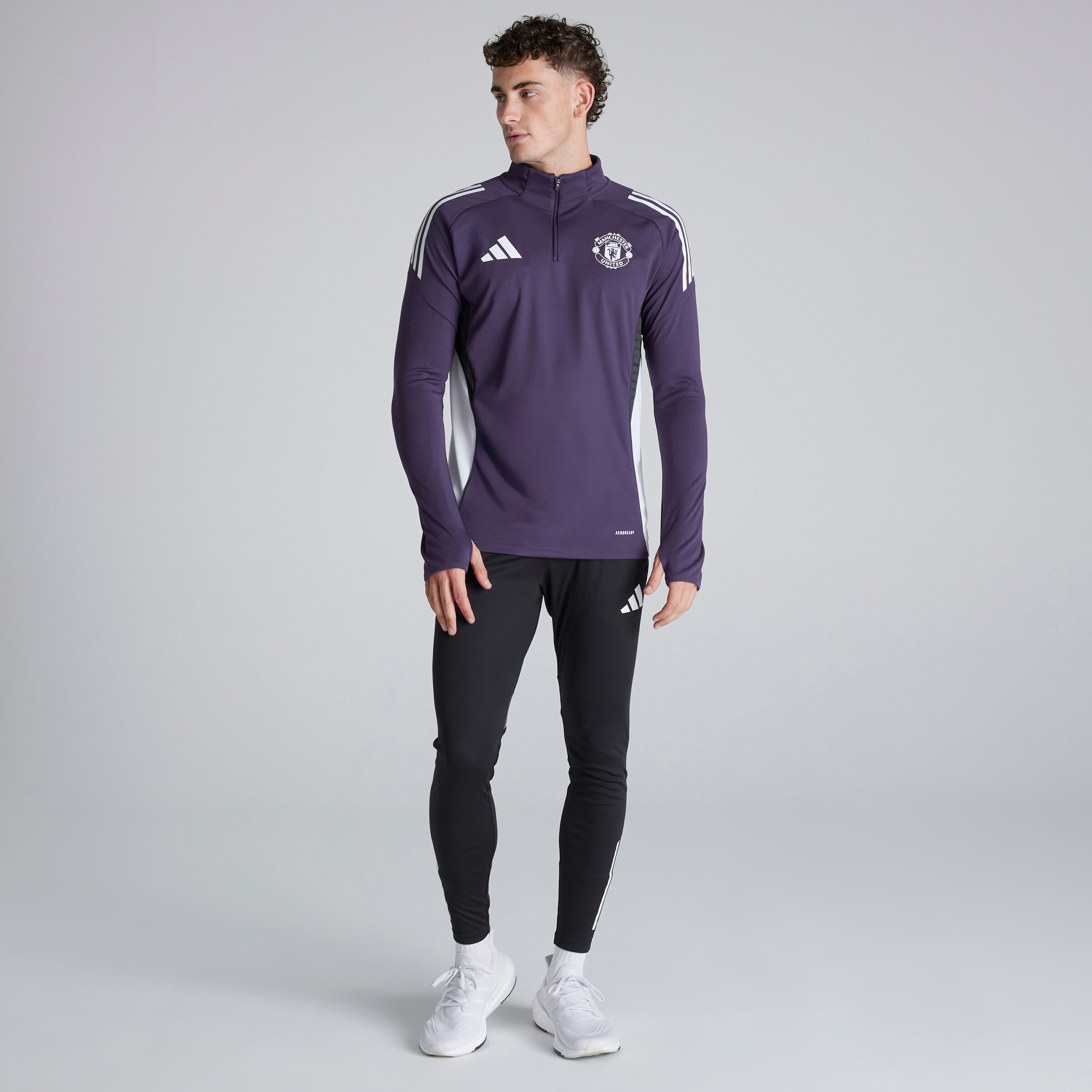 Manchester United Tiro 25 Competition Training Top Purple Detail [3-5]