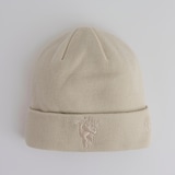 Manchester United x New Era Tonal Devil Cuff Beanie Stone
