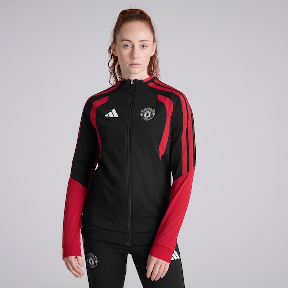 Manchester United Womens 26/27 Training Tiro Authentic Jacket Black Black