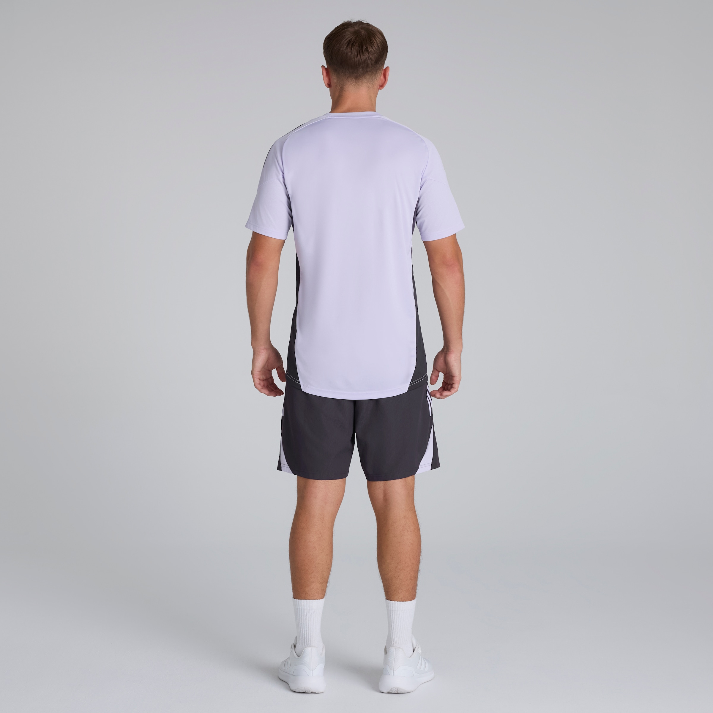 Manchester United Tiro 25 Competition Downtime Shorts Purple Detail [2-6]