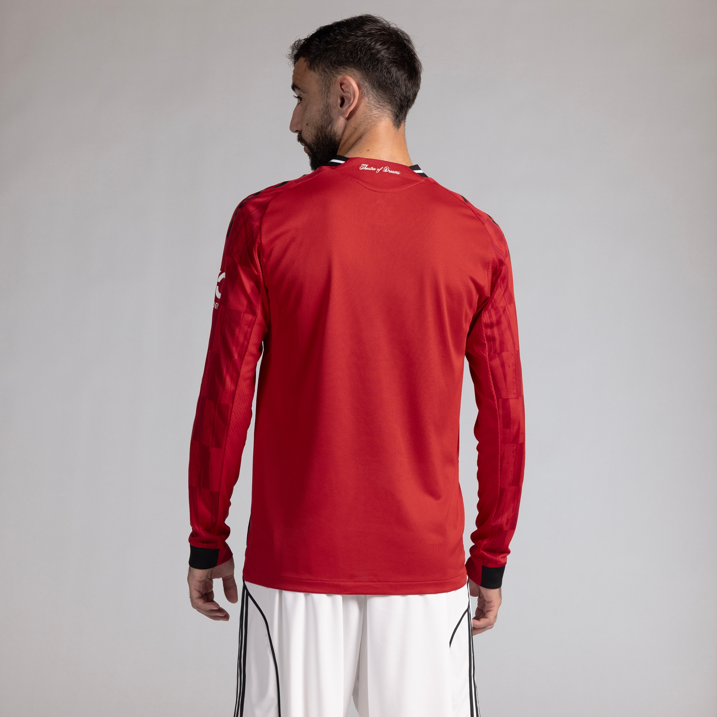 Manchester United 25/26 Home Long Sleeve Authentic Jersey Red Detail [2-5]