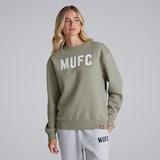 Manchester United Womens MUFC Sweatshirt Green