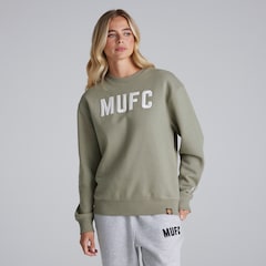 Manchester United Womens MUFC Sweatshirt Green