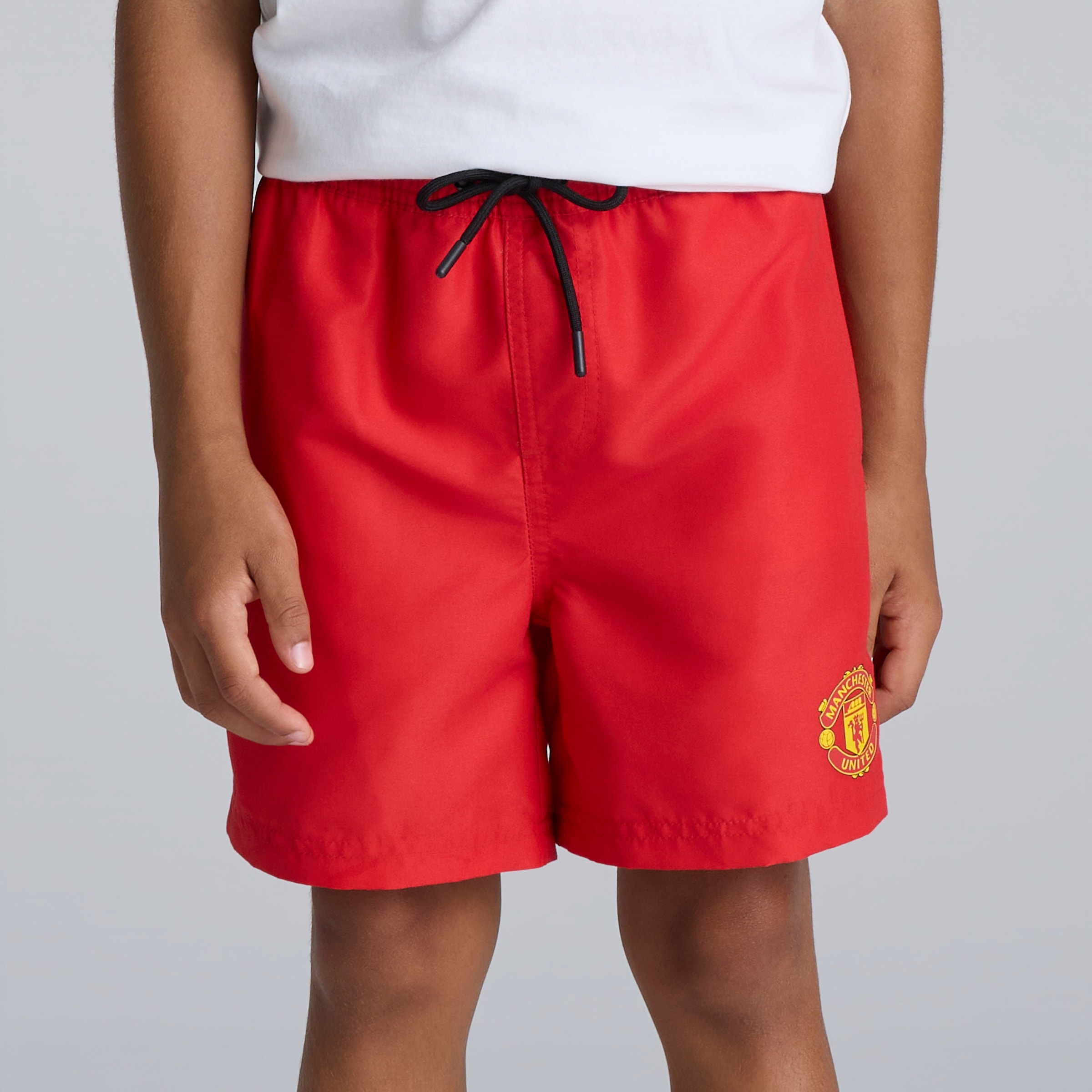 Manchester United Kids Swim Shorts Red Red