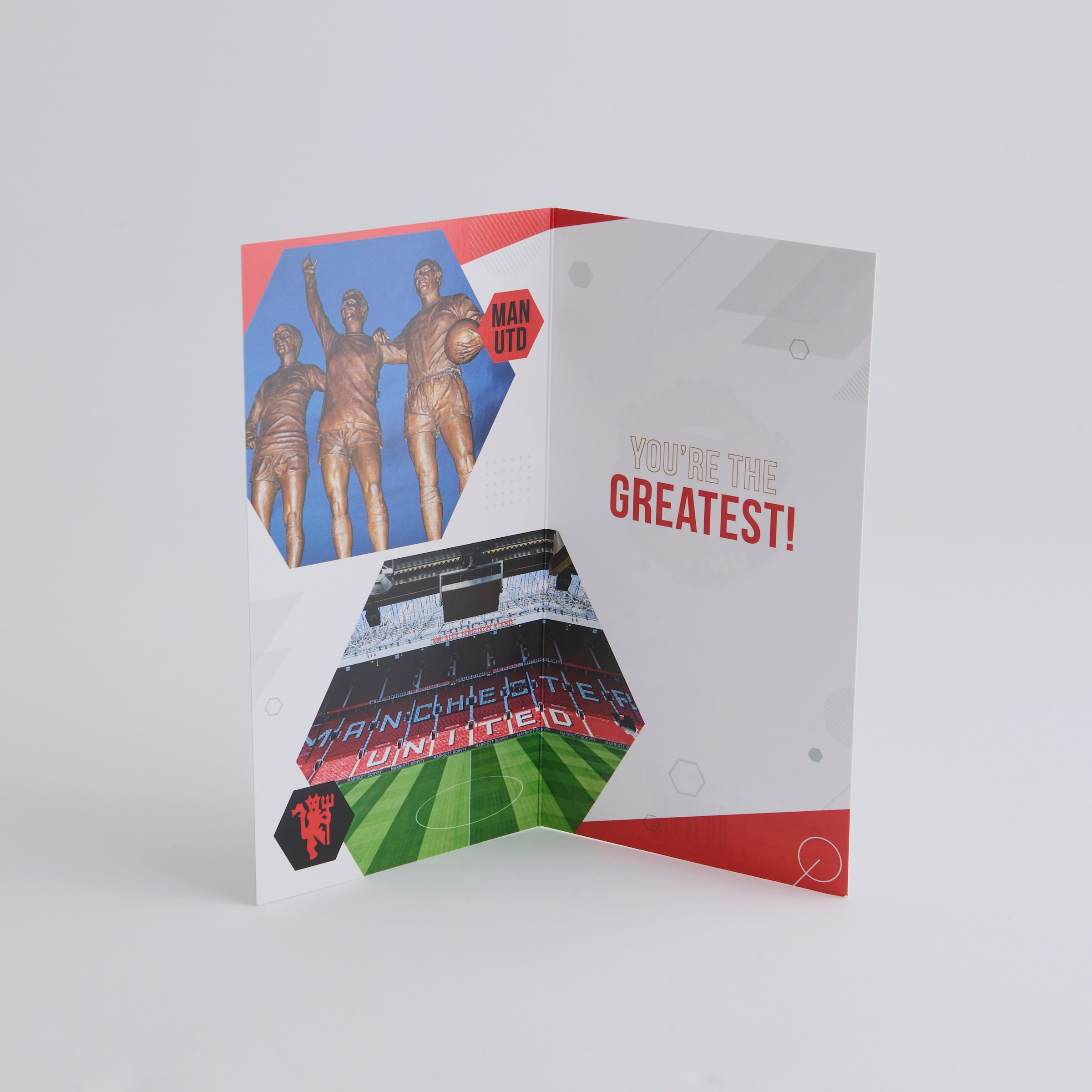 Manchester United Dad Greeting Card Red Red Detail [3-4]