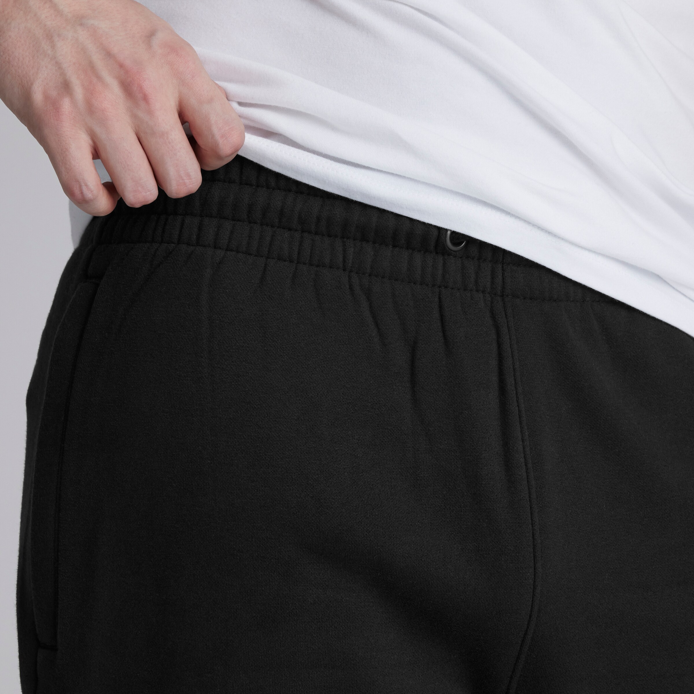 Manchester United Devil Essentials Joggers Black 黑色 细节 [5-5]