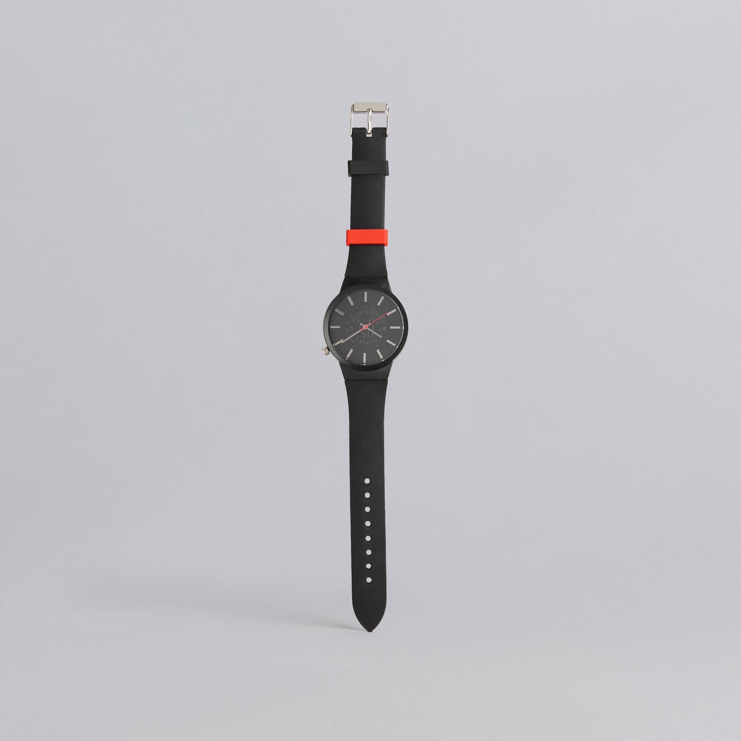 Manchester United Analogue Watch Black Black