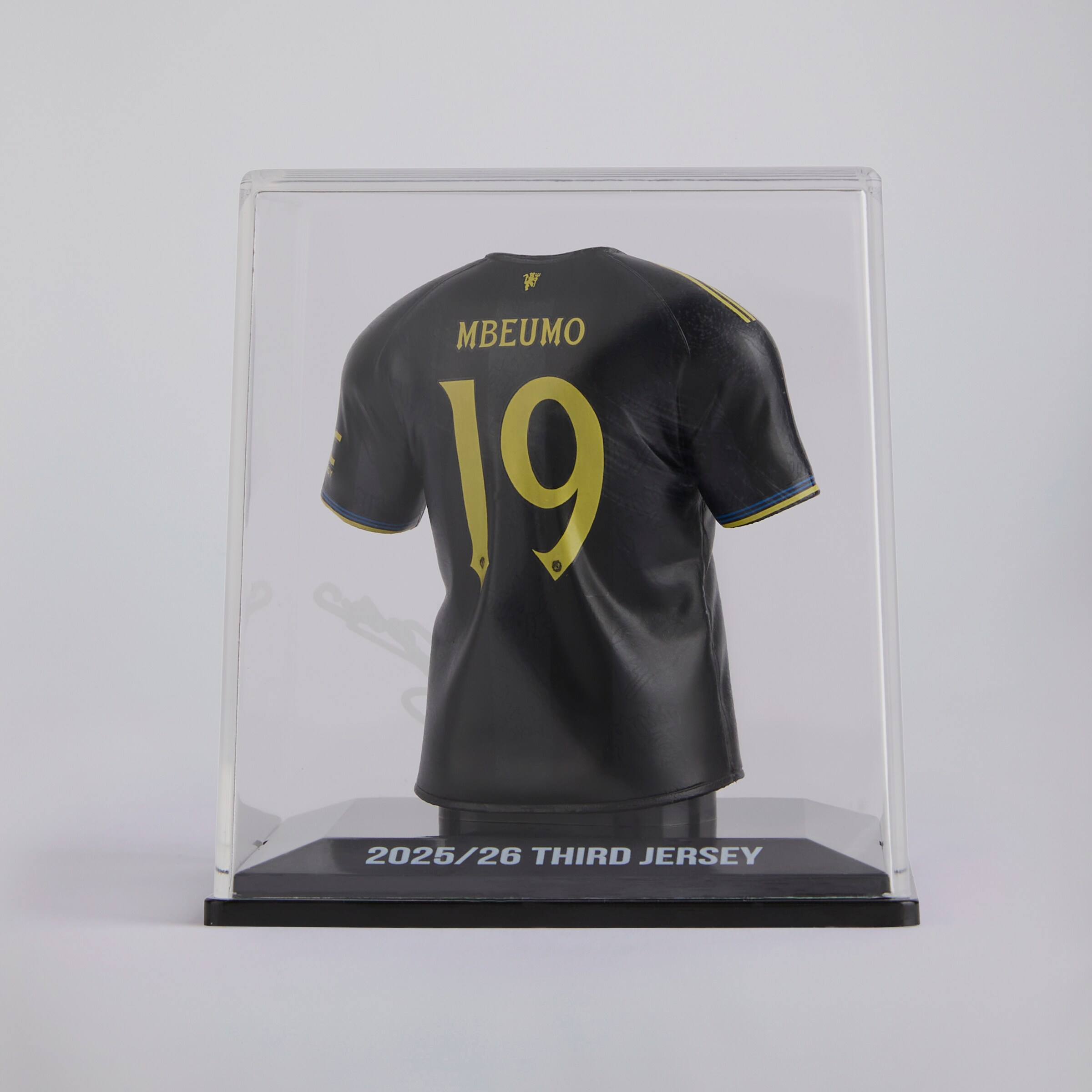 Manchester United Mbeumo Third Jersey 25/26 Collectible Black Schwarz Detail [2-4]