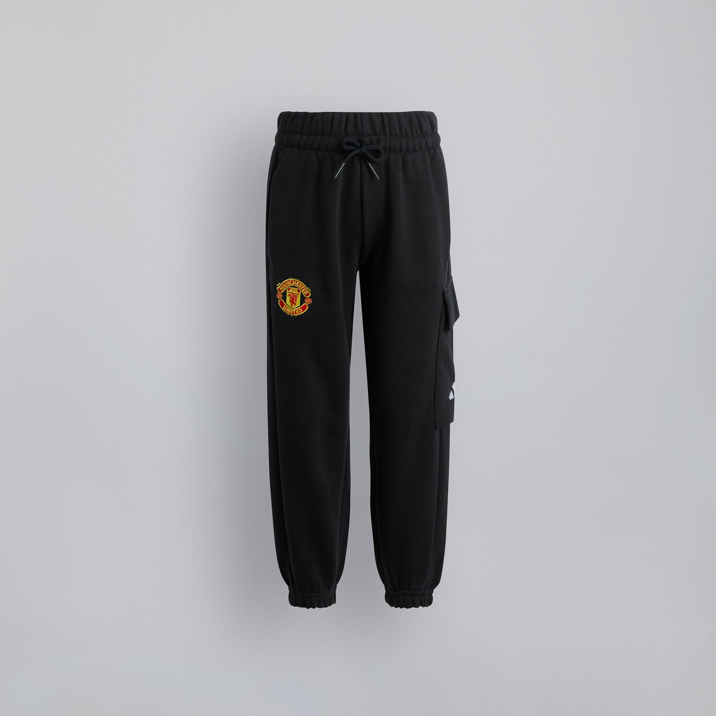 Manchester United x adidas Little Kids Essentials Cargo Joggers Black Black