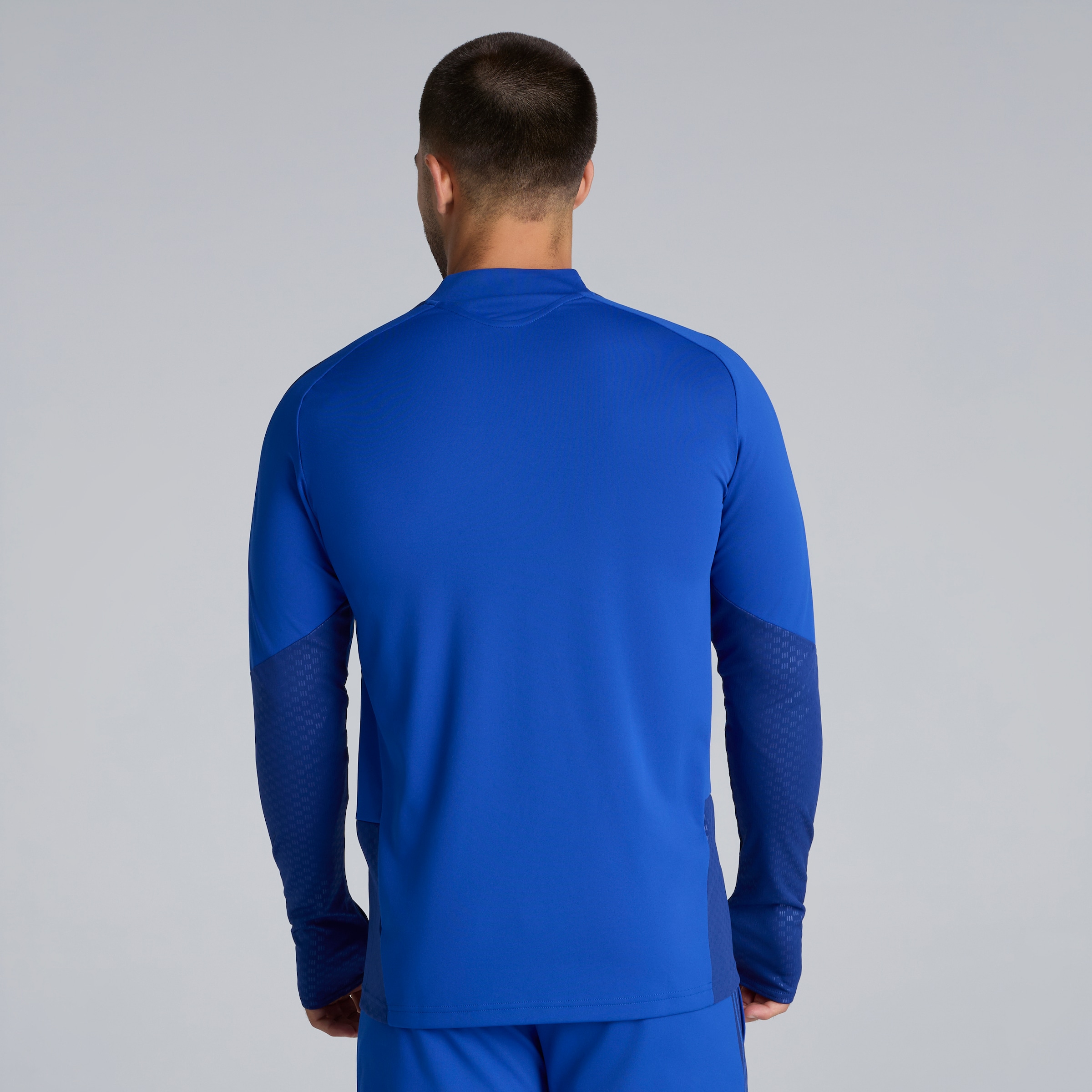 Manchester United 26/27 Cup Training Tiro Top Blue Blau Detail [2-6]