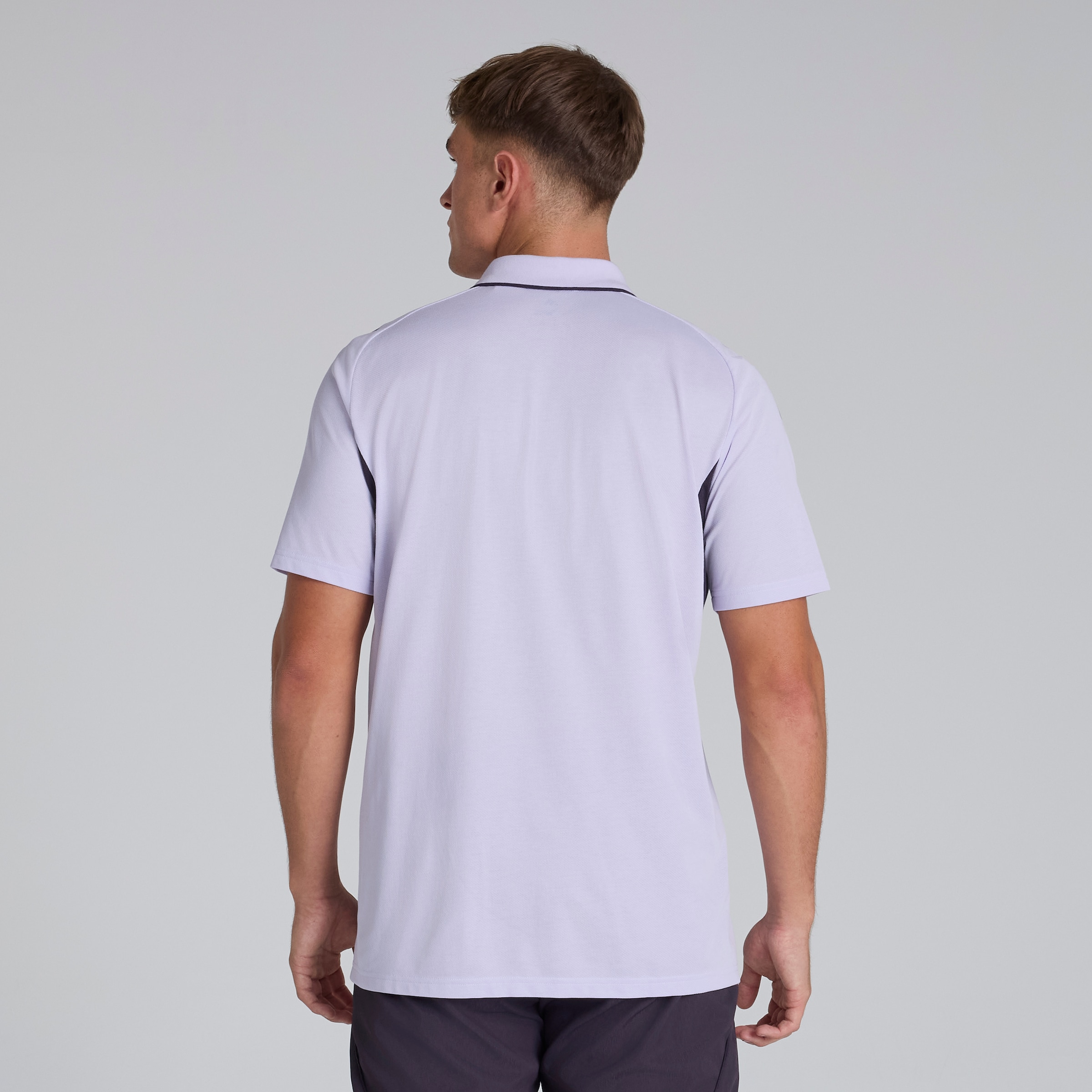 Manchester United Tiro 25 Competition Polo Shirt Purple Detail [2-5]