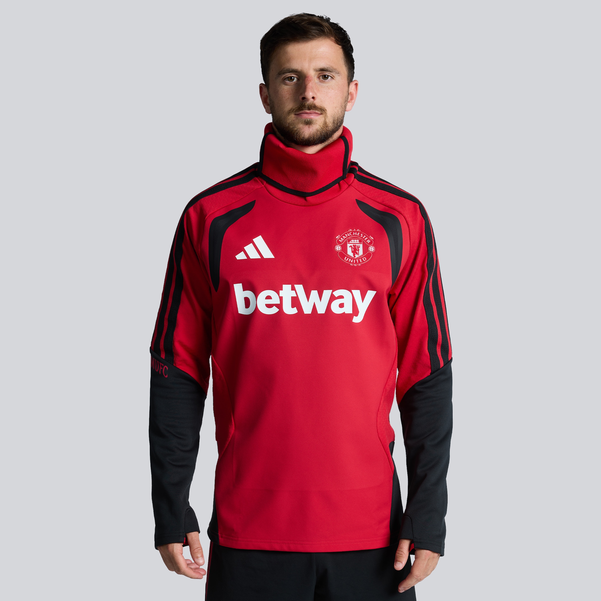 Manchester United 26/27 Training Tiro Authentic Warm Top Red (Sponsored) Red