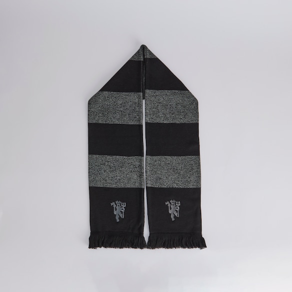 Manchester United Embroidered Devil Scarf Grey