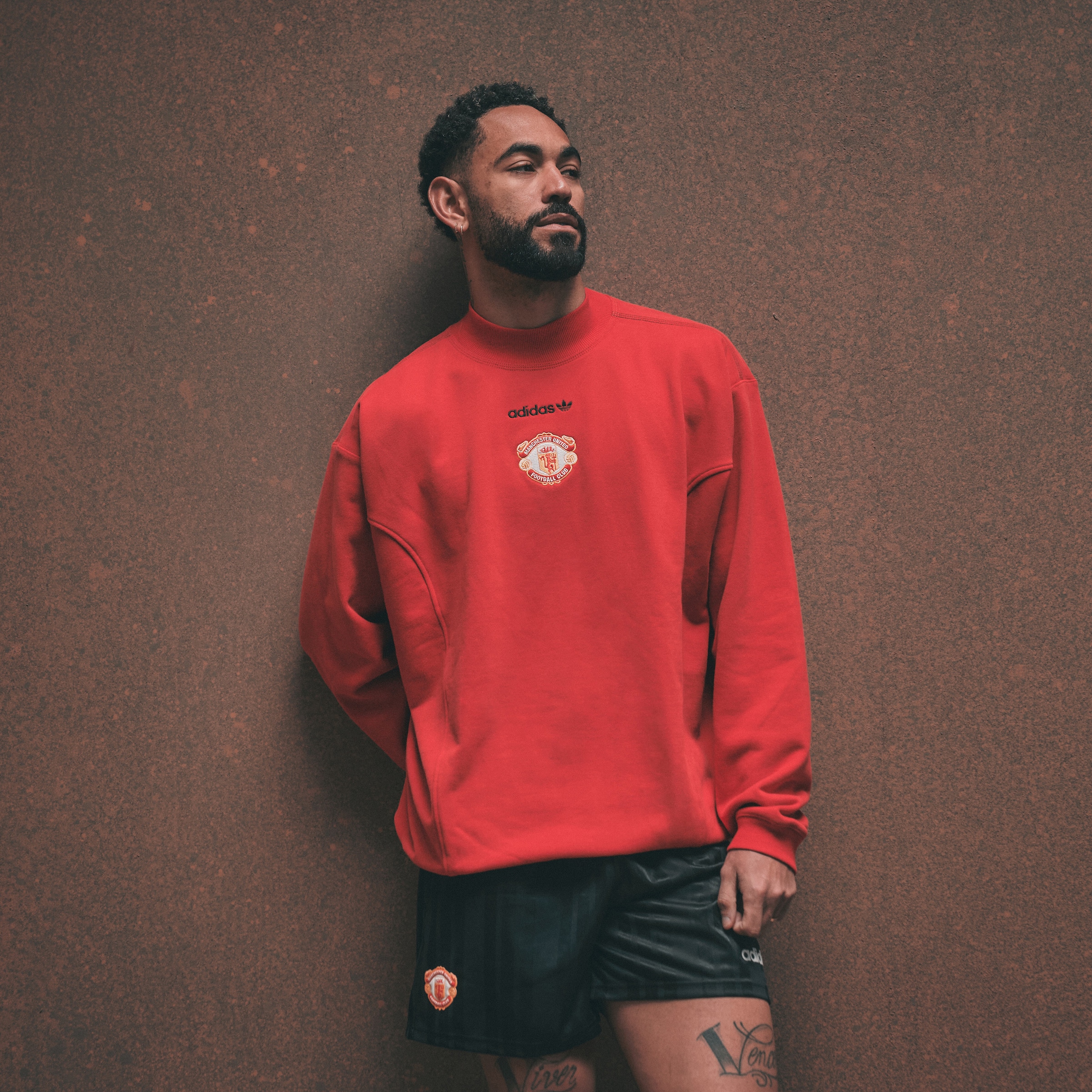 Manchester United x adidas EQT Sweatshirt Red Red