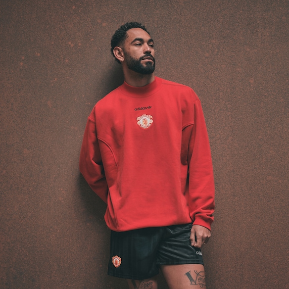 Manchester United x adidas EQT Sweatshirt Red Red