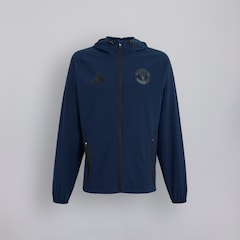 Manchester United Tiro 24 Competition Vis Tech Travel Jacket Blue