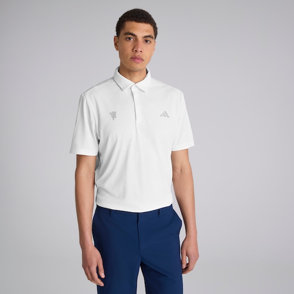 Manchester United x adidas Golf Ultimate365 Polo Shirt White White