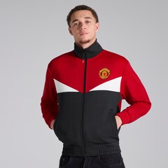 Manchester United Block Retro Track Jacket Red