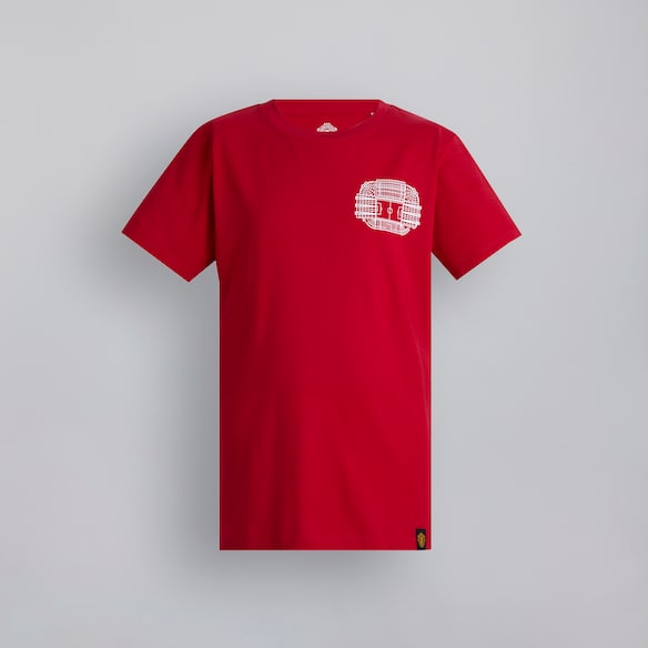 Manchester United Kids Old Trafford Coordinates T-Shirt Red Red