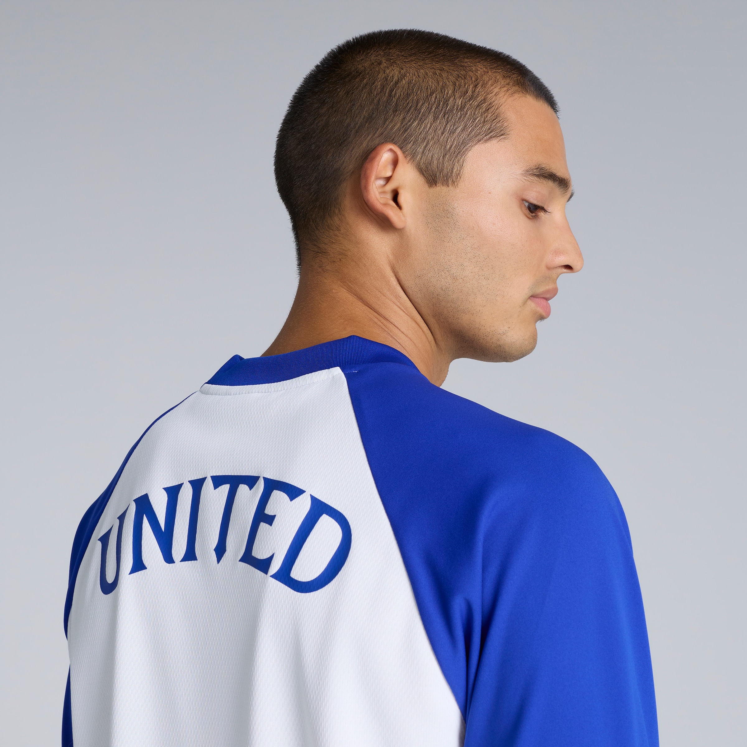 Manchester United 26/27 Away Pre Match Warm Top (Sponsored) White Detail [5-5]
