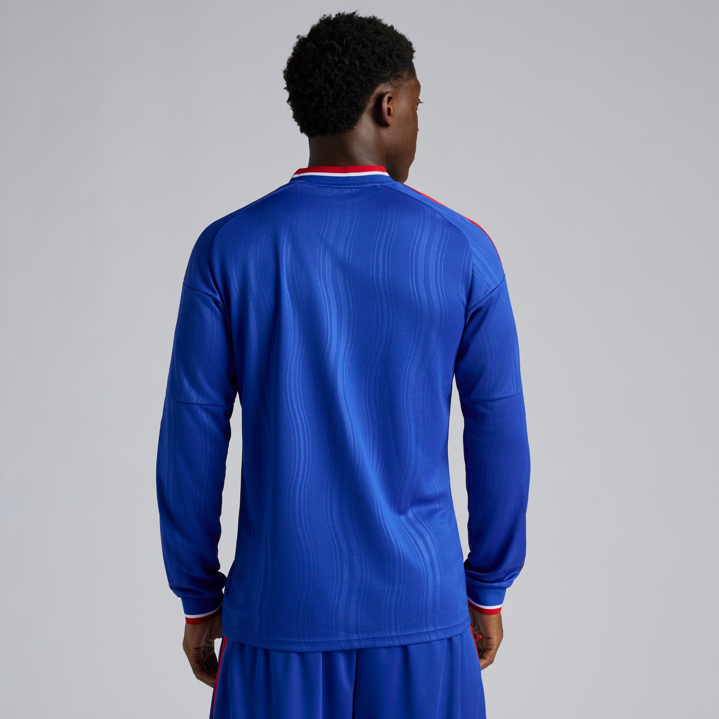 Manchester United 26/27 Away Long Sleeve Jersey Bleu Détail [2-5]