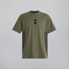 Manchester United x adidas Future Icons 3-Stripes T-Shirt Green