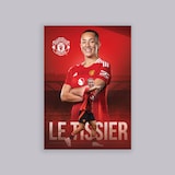 Manchester United Le Tissier Core A2 Poster Red