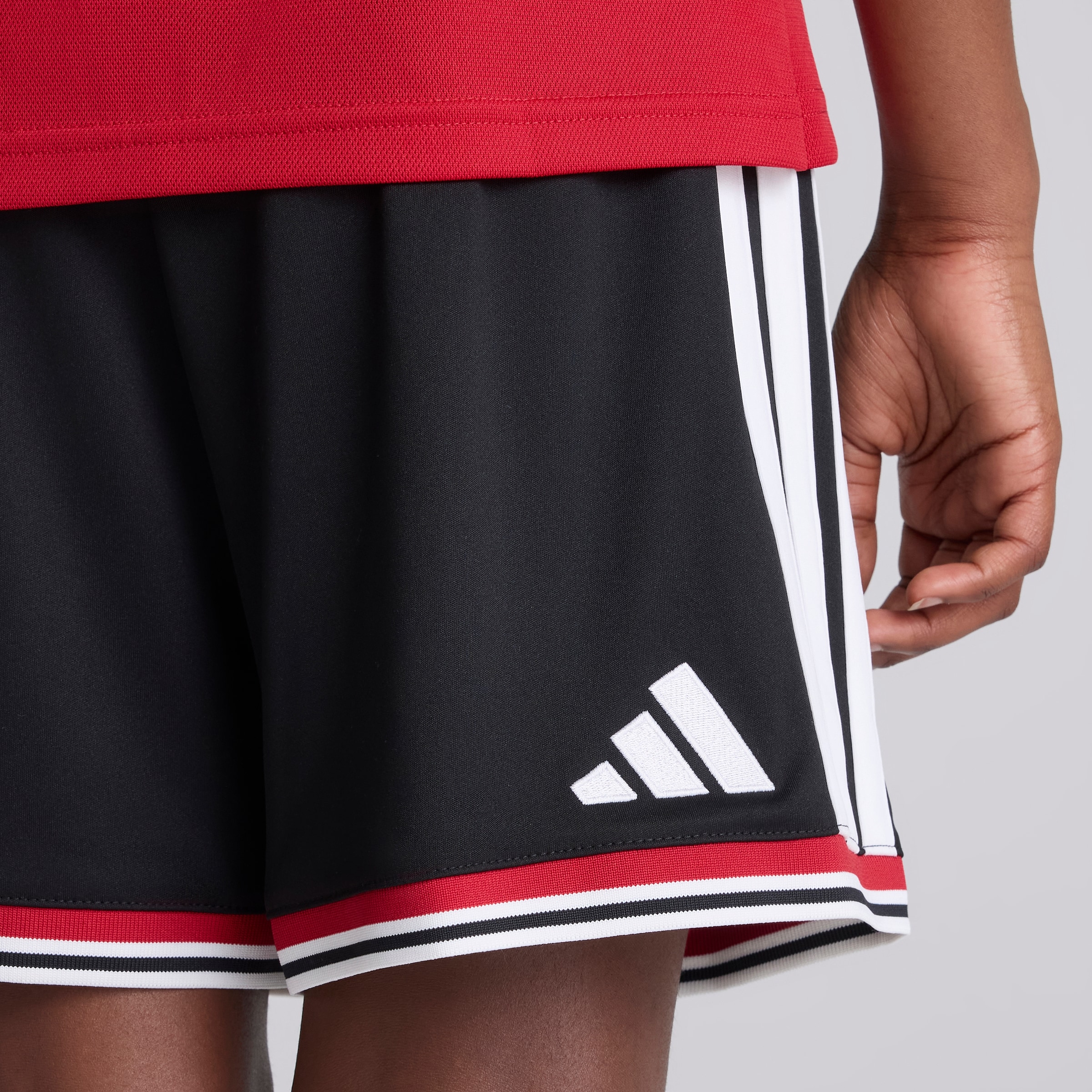 Manchester United Kids 26/27 Home Shorts Black Noir Détail [5-5]