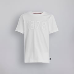 Manchester United Kids 1878 T-Shirt Cream