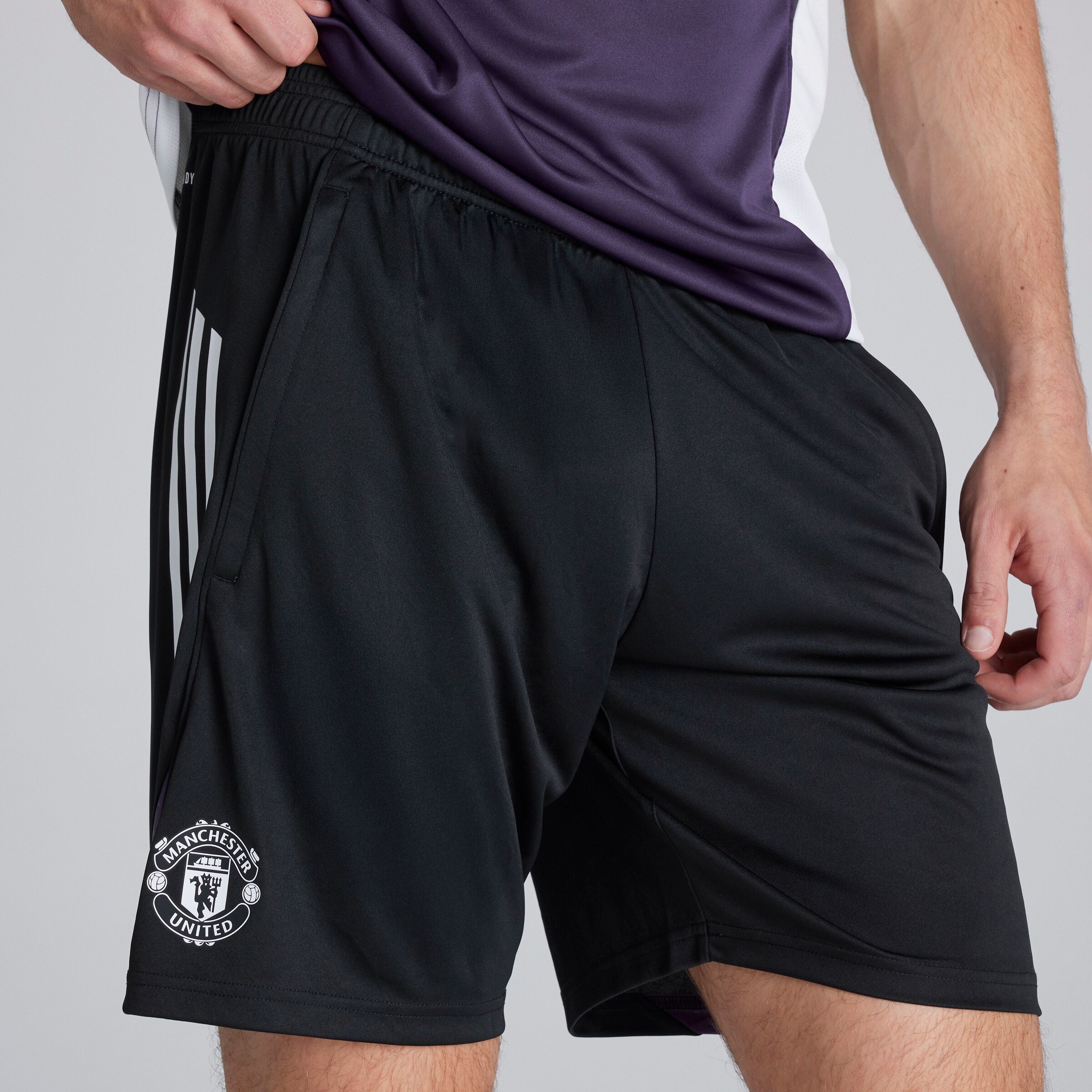 Manchester United Tiro 25 Competition Training Shorts Noir Détail [5-5]
