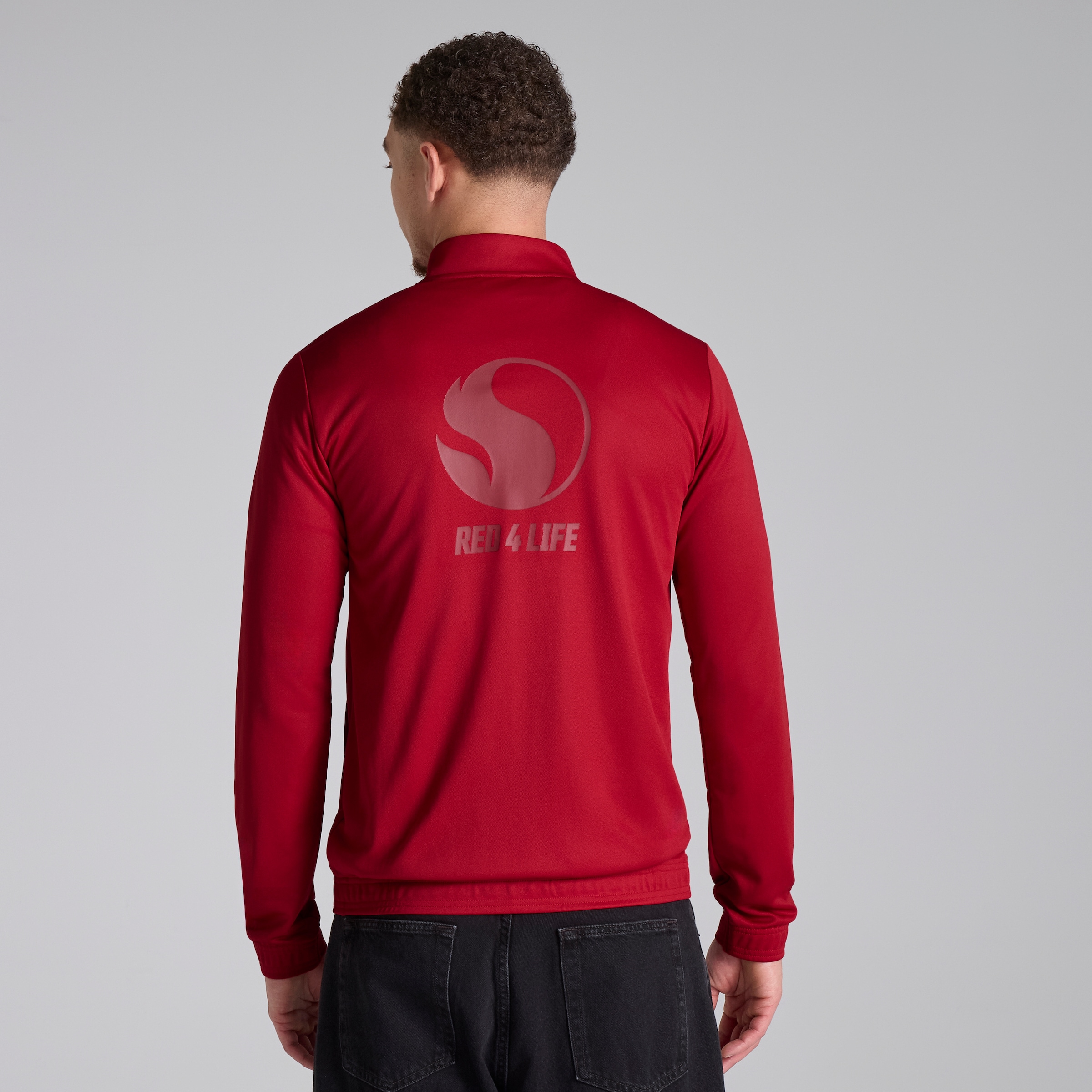 Manchester United x adidas RED4LIFE Track Jacket Red Red Detail [2-8]