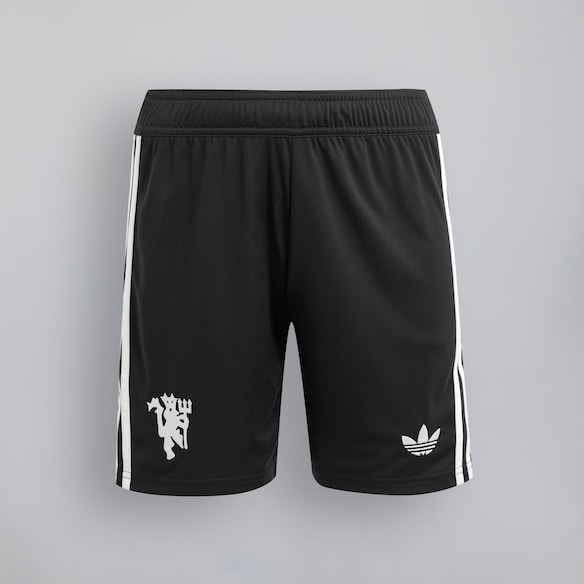Manchester United 24/25 Pantalones Cortos Tercer Jersey Niños Gris