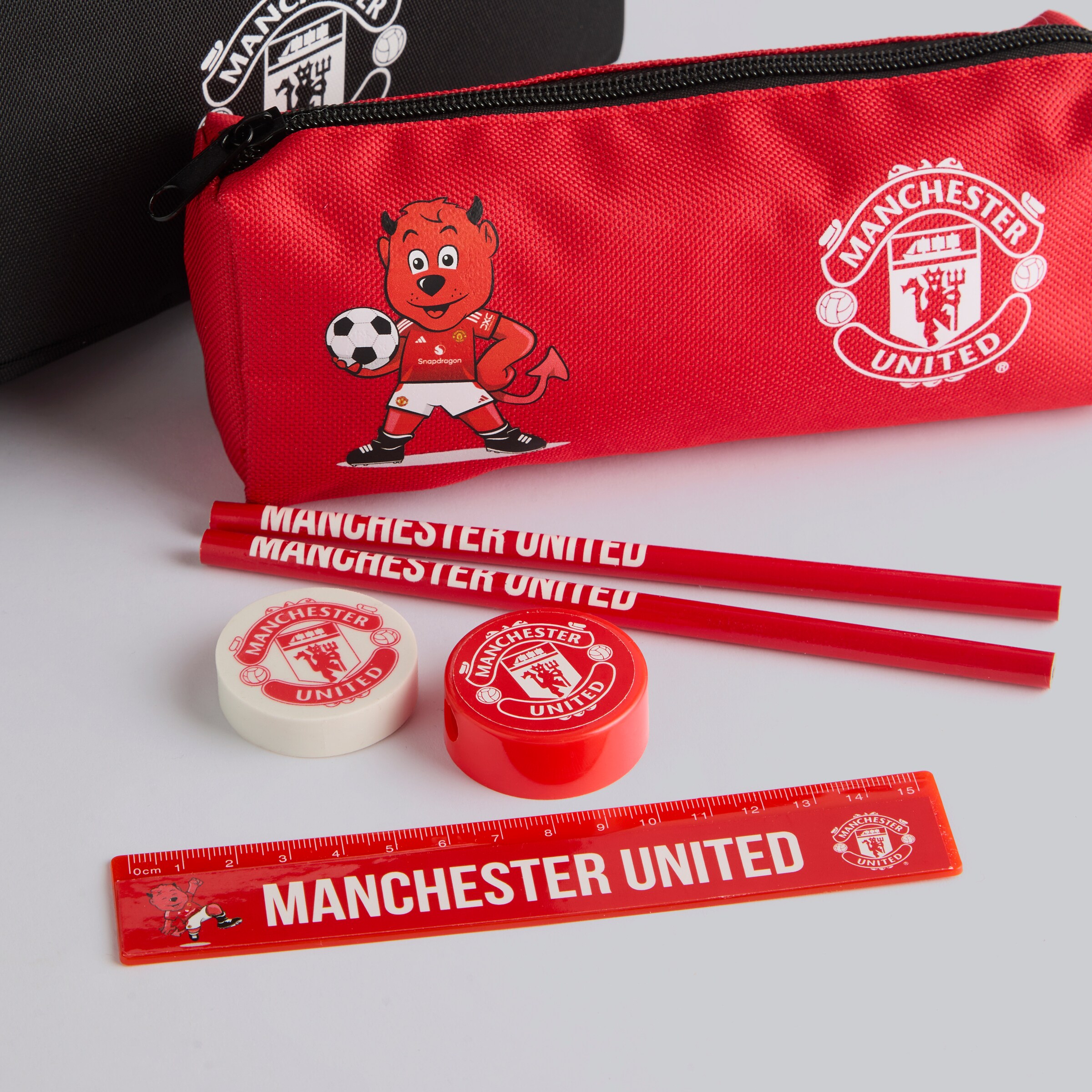 Manchester United Fred the Red Back to School Set Red Black Detail [4-4]