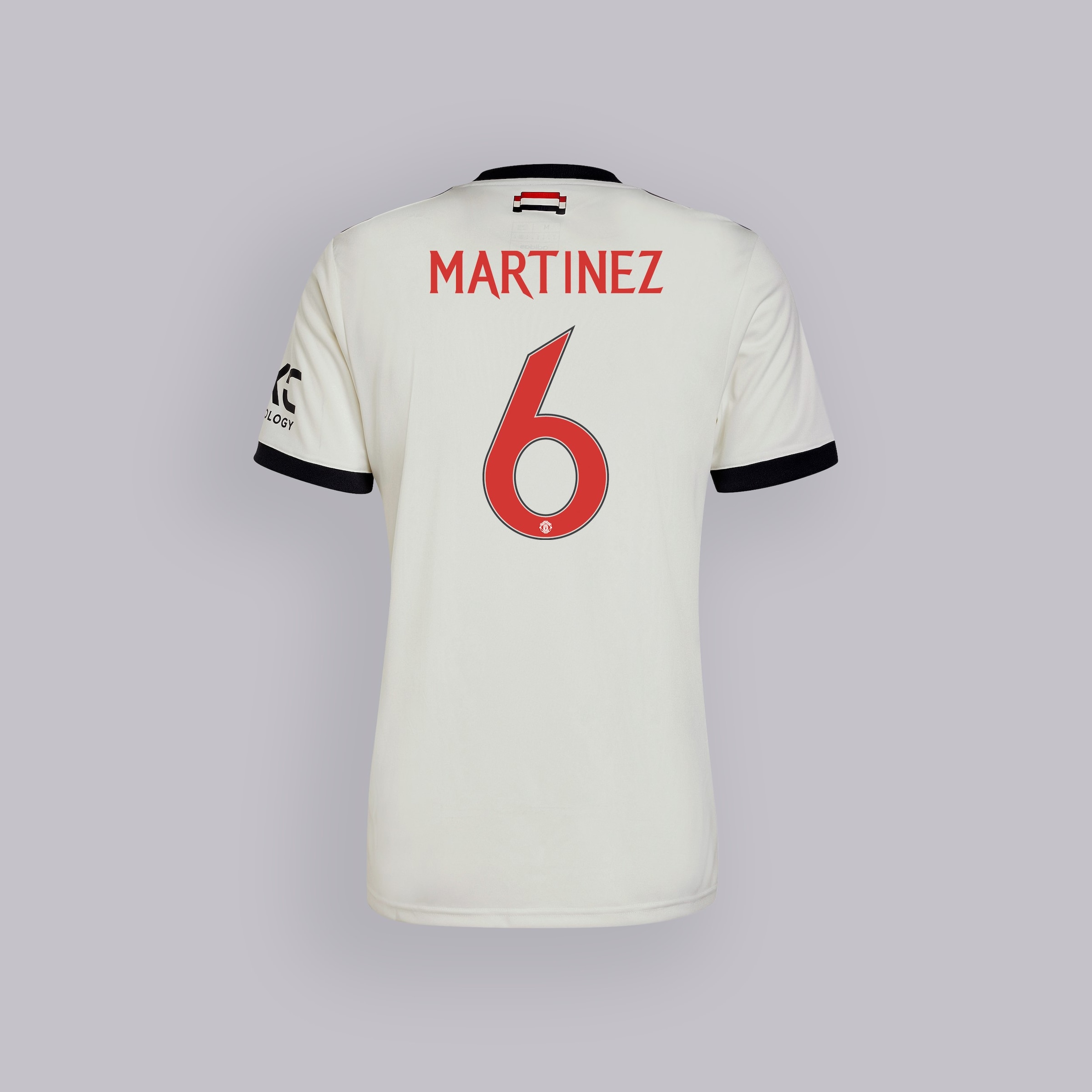 Buy Manchester United 24/25 Third Jersey with Martinez 6 Cup