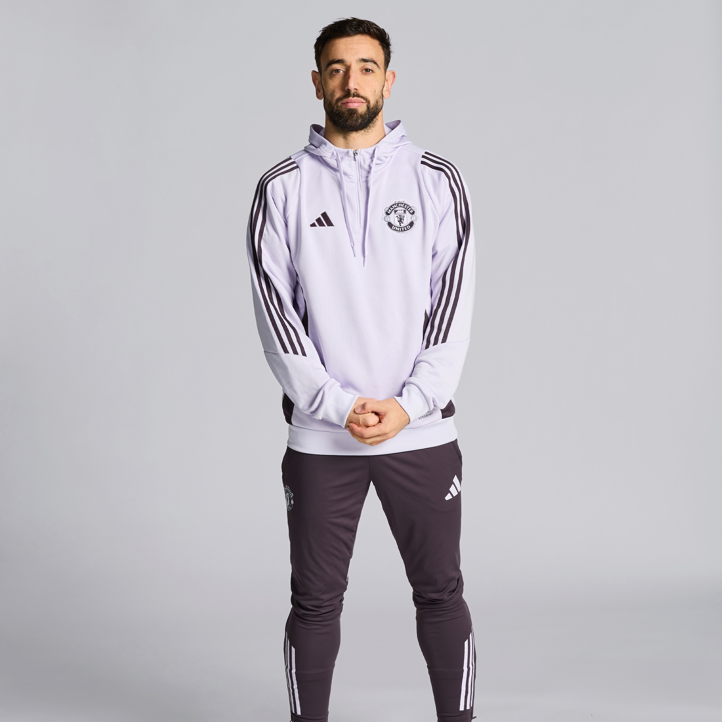 Manchester United Tiro 25 Competition Training Hoodie Purple Detail [3-6]