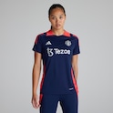 Manchester United Womens Training Tiro 24 Jersey Blue