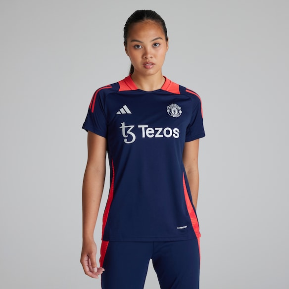 Manchester United Womens Training Tiro 24 Jersey Blue