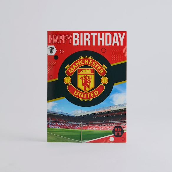 Manchester United Birthday Card Sound Card Red Red