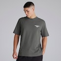 Manchester United Mens Back Print T-Shirt Slate