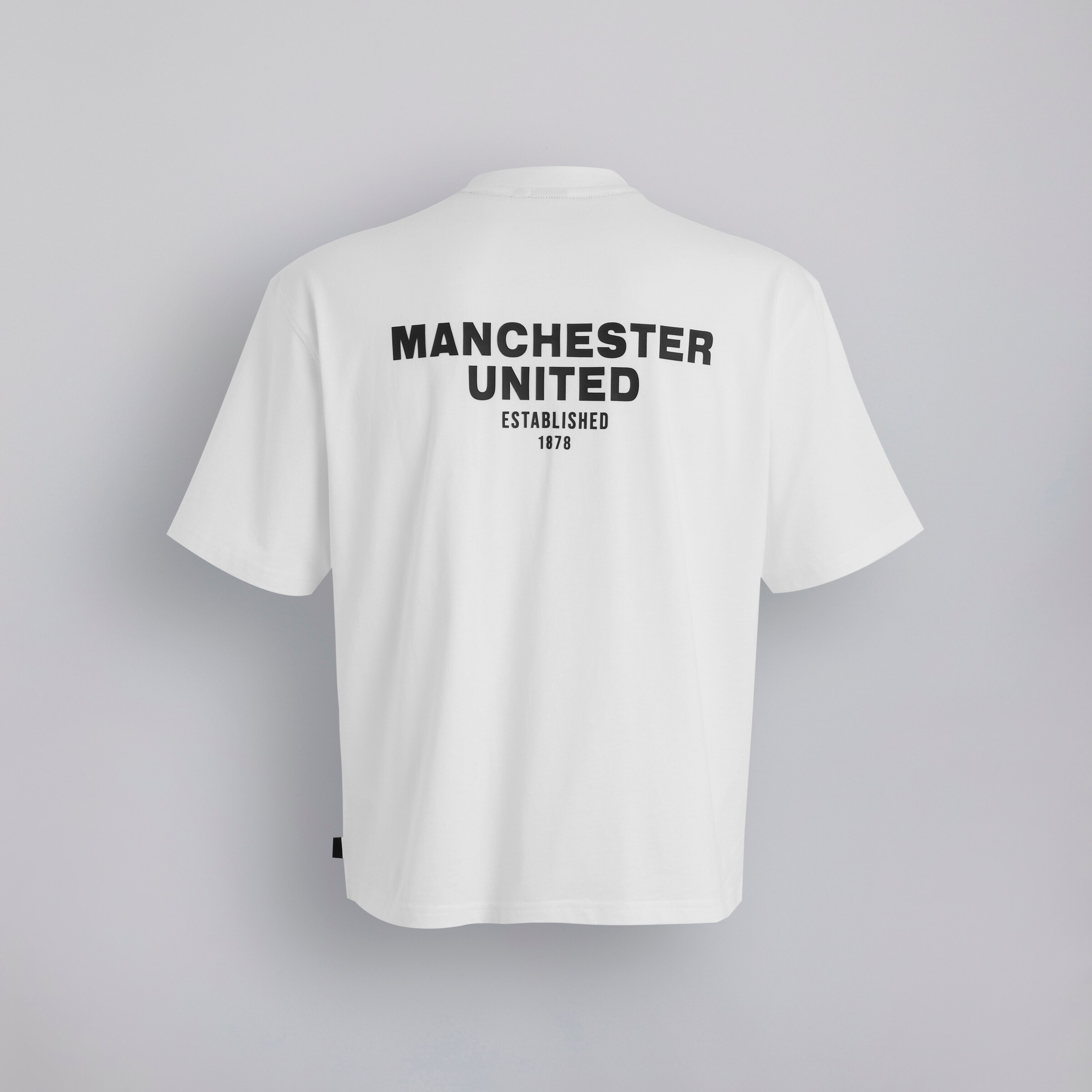 Manchester United Womens Back Print T-Shirt Cream Détail [7-7]