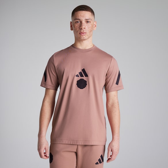 Manchester United x adidas Z.N.E. T-Shirt Pink Pink
