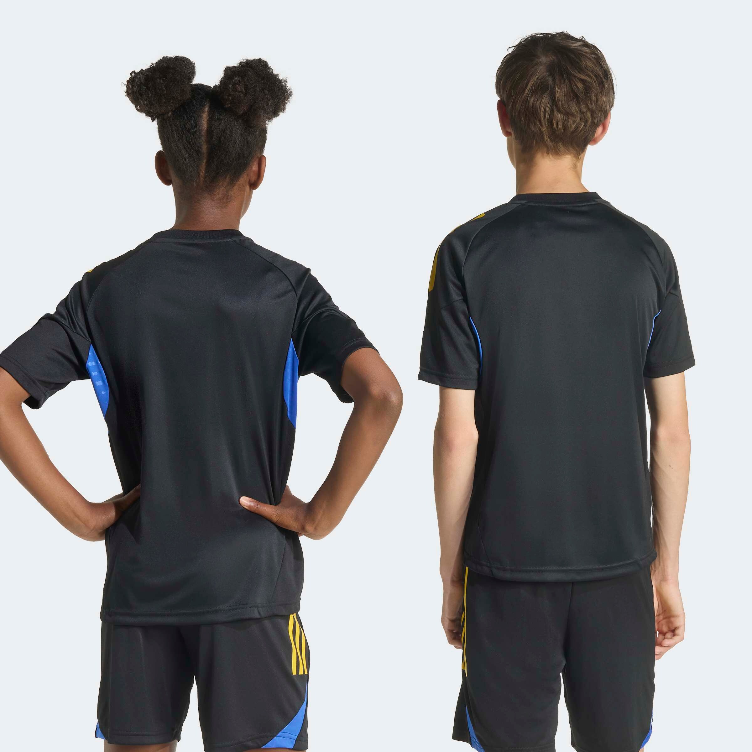 Manchester United Tiro 25 Competition Training Jersey Kids Black Detail [6-7]