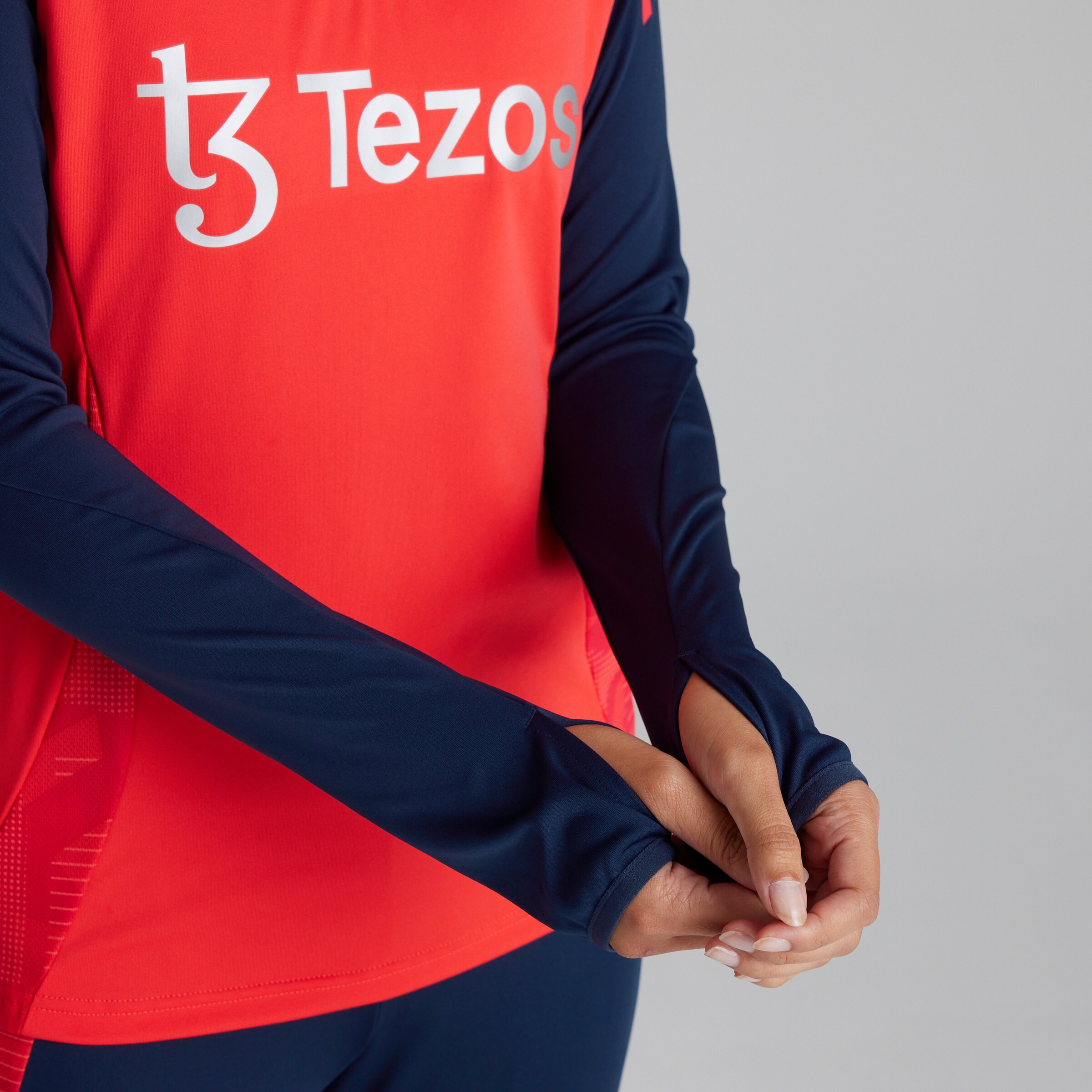 Manchester United Womens Coaches Training Tiro 24 Training Top Red Rouge Détail [4-5]