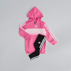 Manchester United x adidas Infant Essentials Tiberio 3-Stripes Fleece Leggins Set Pink/Black