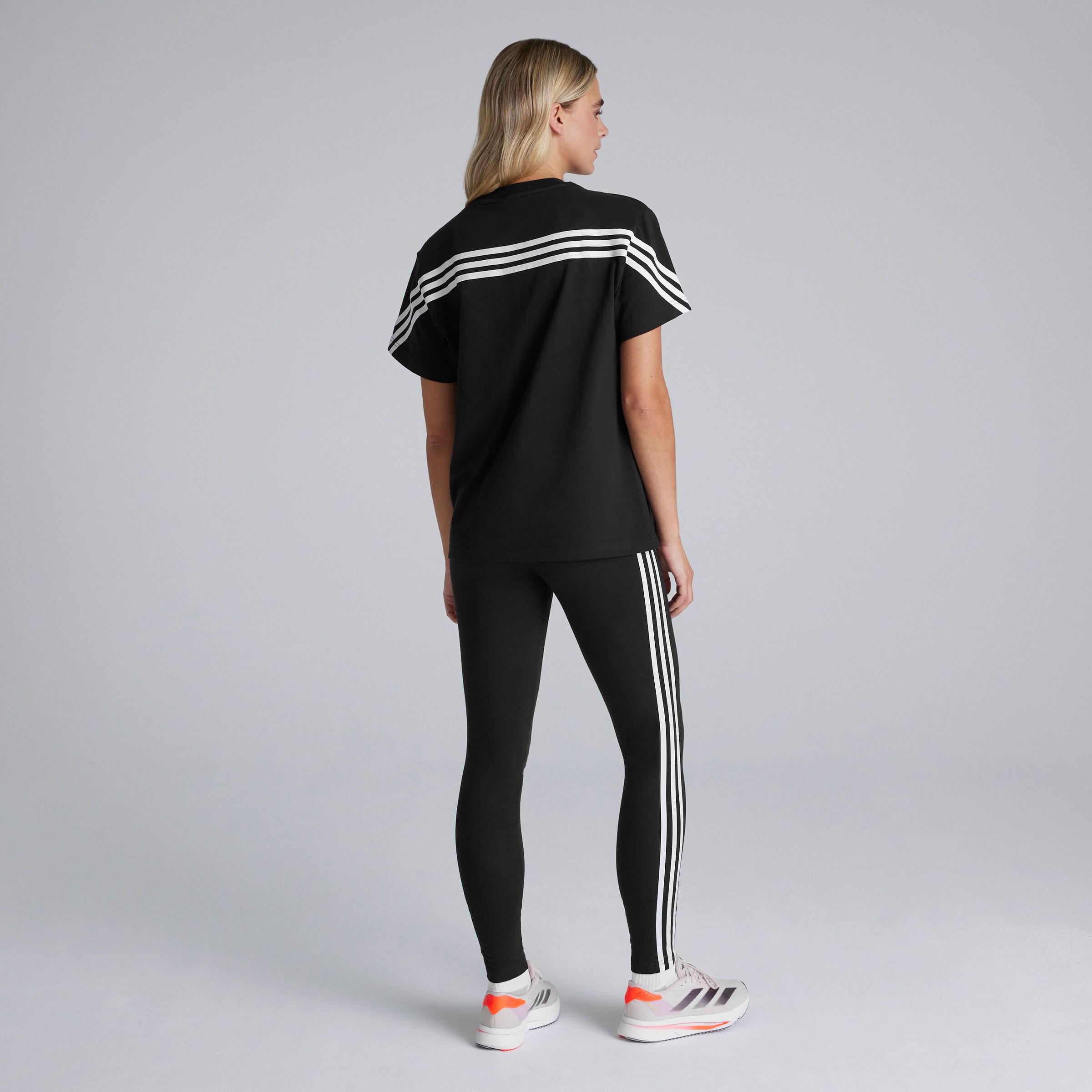 Buy Manchester United x adidas Womens Future Icons 3 Stripes Leggings Black Manchester United Store