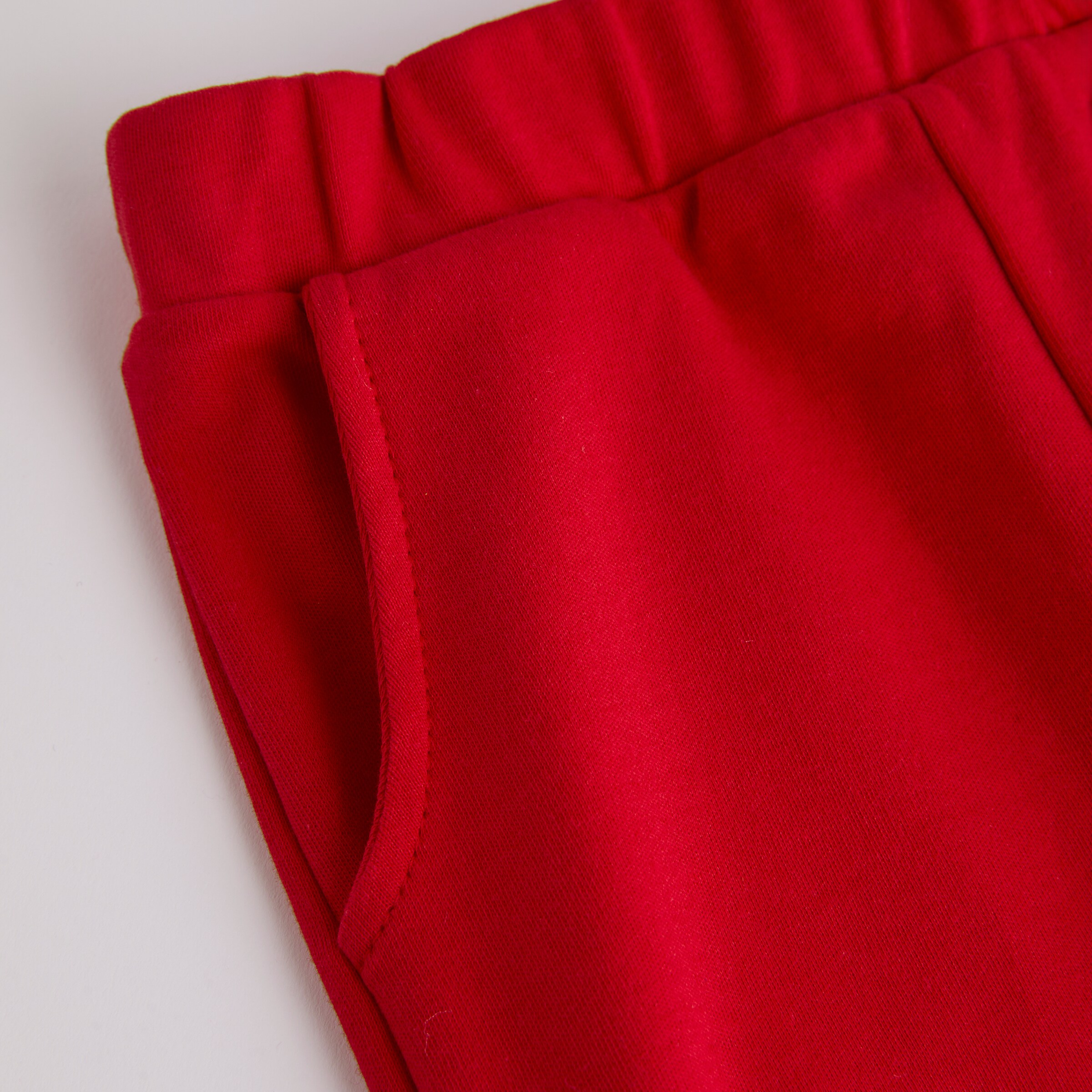 Manchester United Baby Stripe Fred Pocket T-Shirt & Pants Set Red Rouge Détail [4-4]