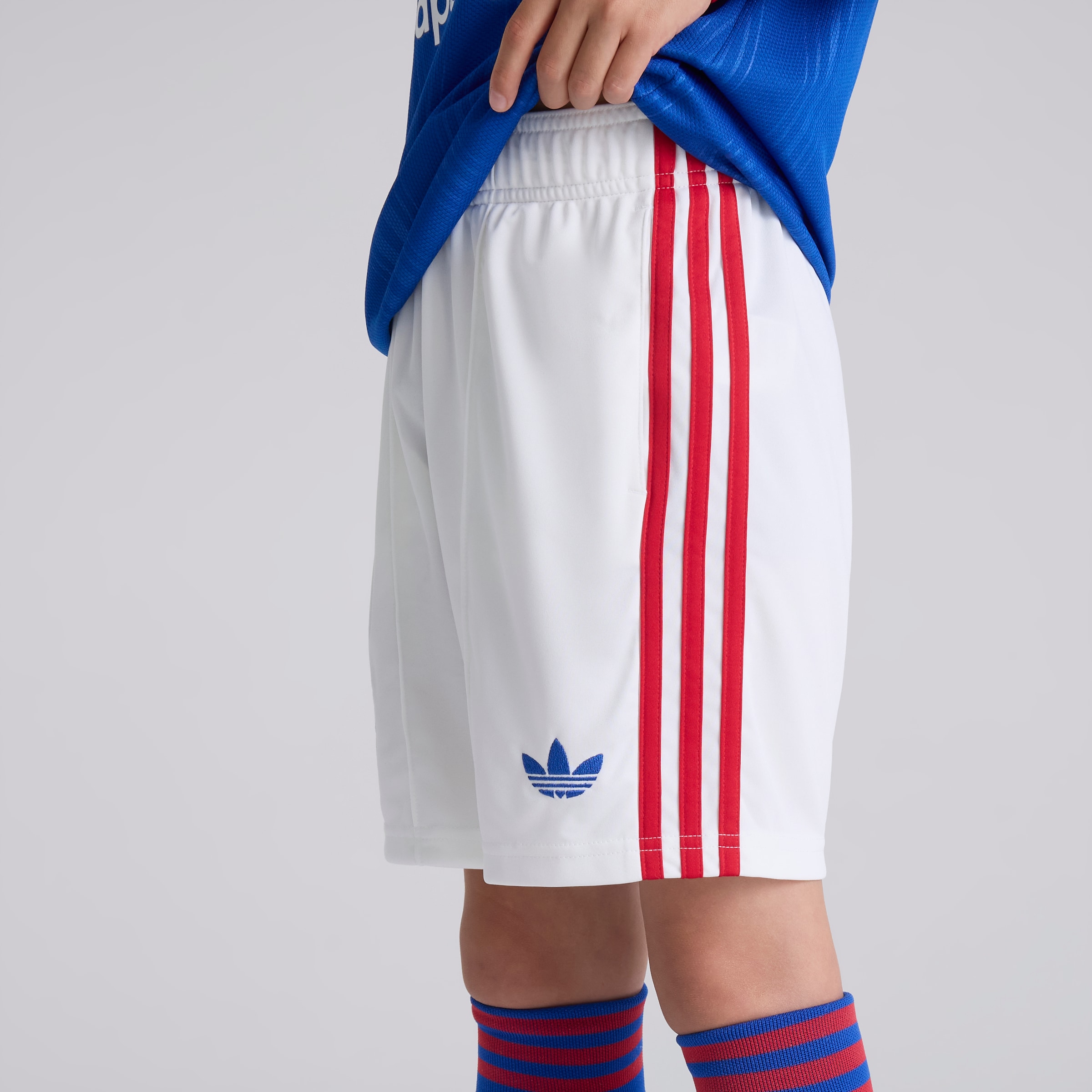 Manchester United Kids 26/27 Away Shorts White 白色 细节 [5-6]