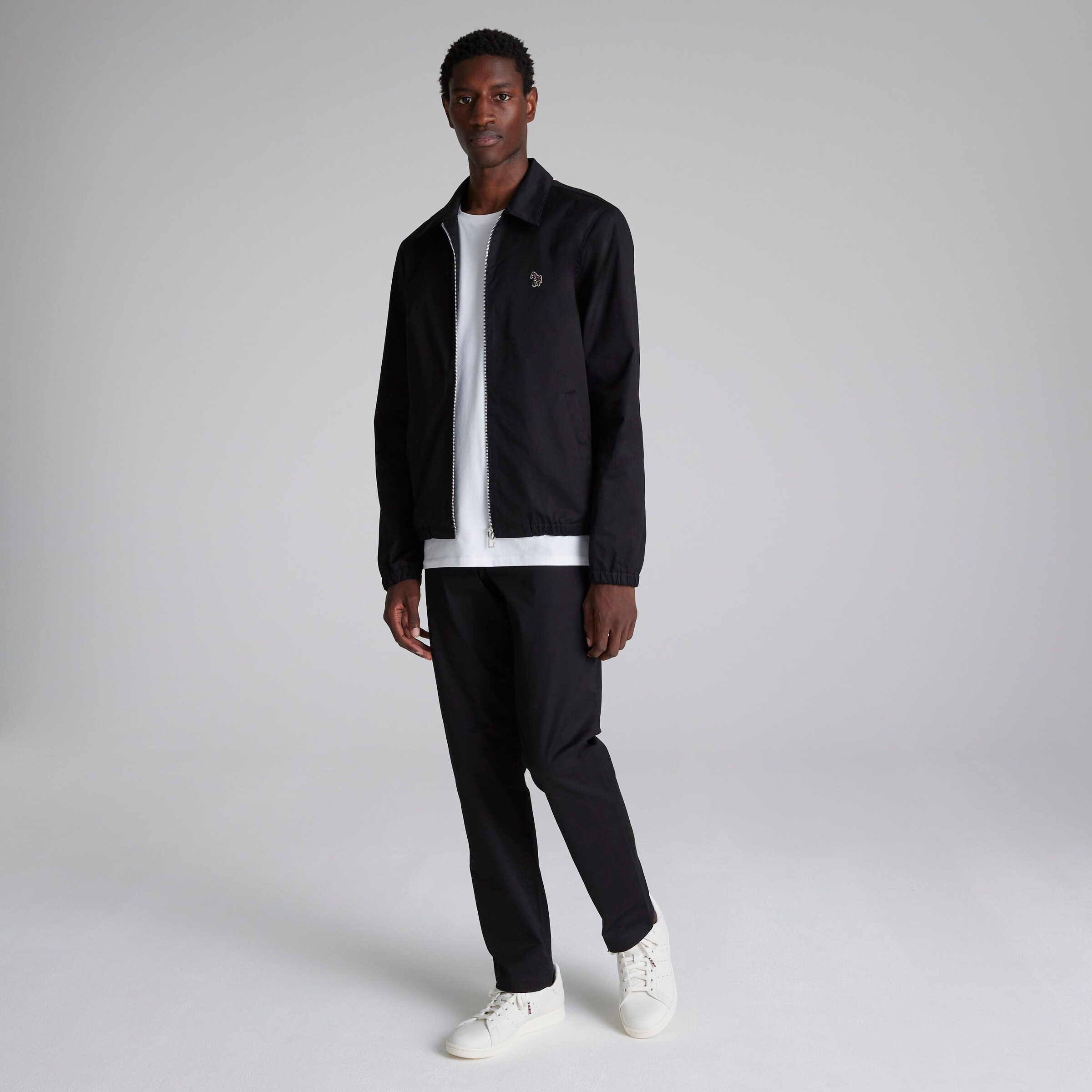 Manchester United x Paul Smith Mens Straight Fit Chinos Black Noir Détail [3-7]