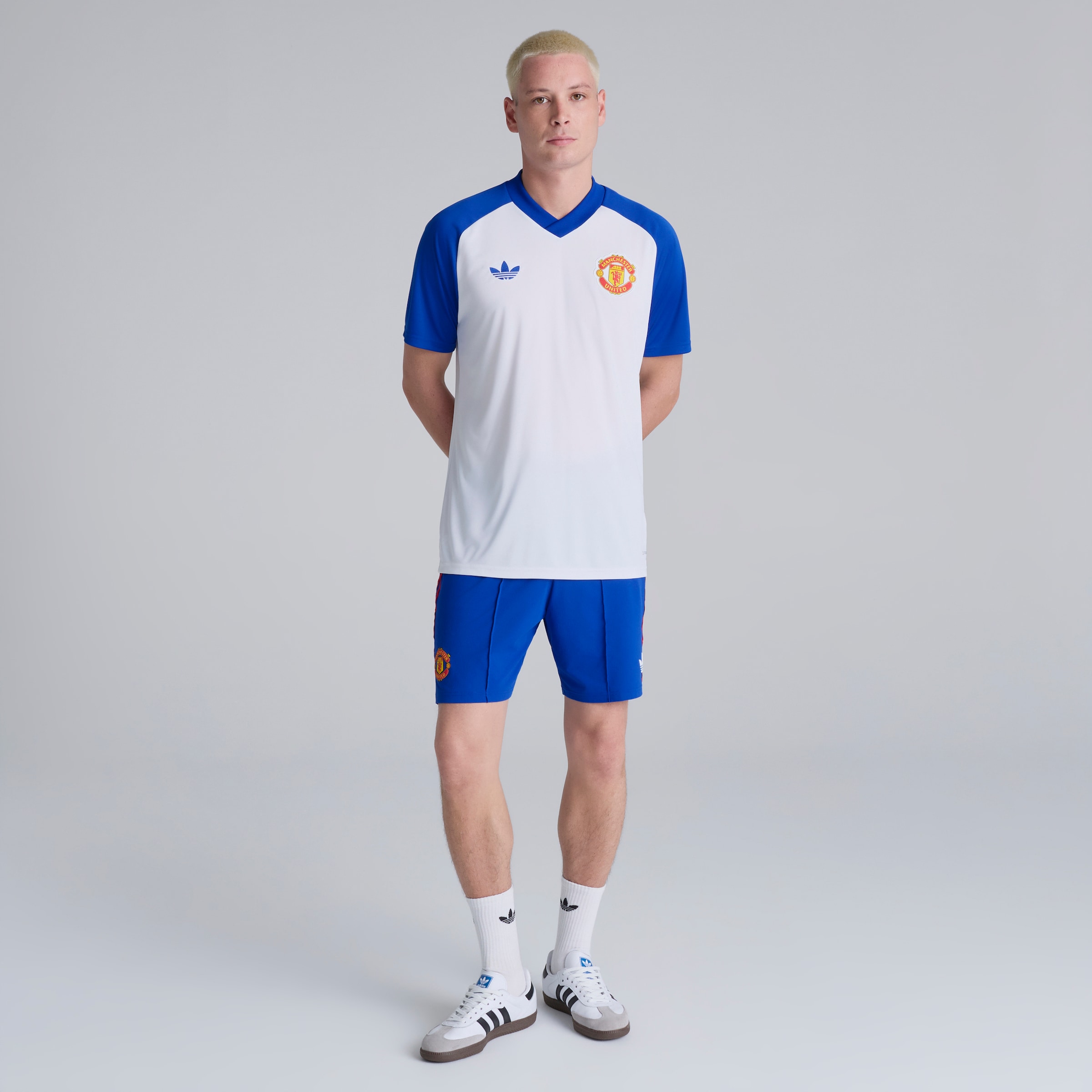 Manchester United 26/27 Away Pre Match Jersey Blanc Détail [3-6]
